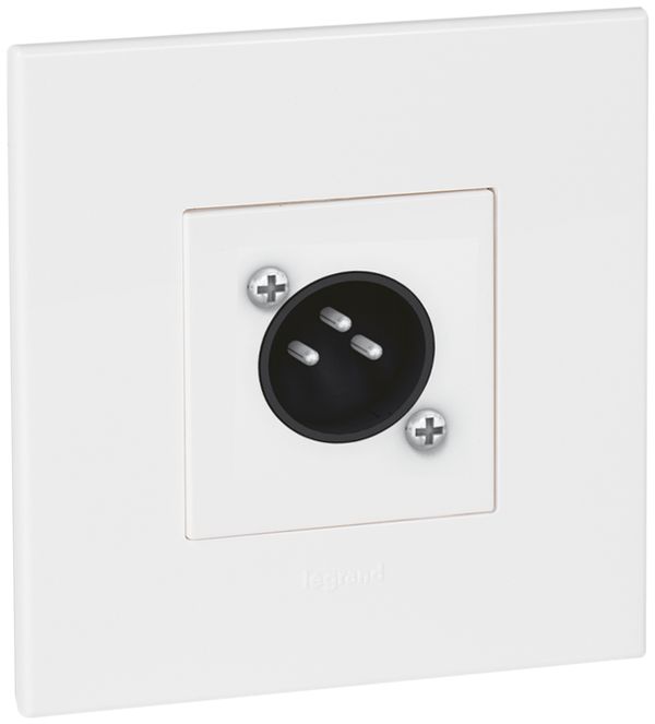 Anschlussdose XLR ATO weiss 3L männlich Gr.I