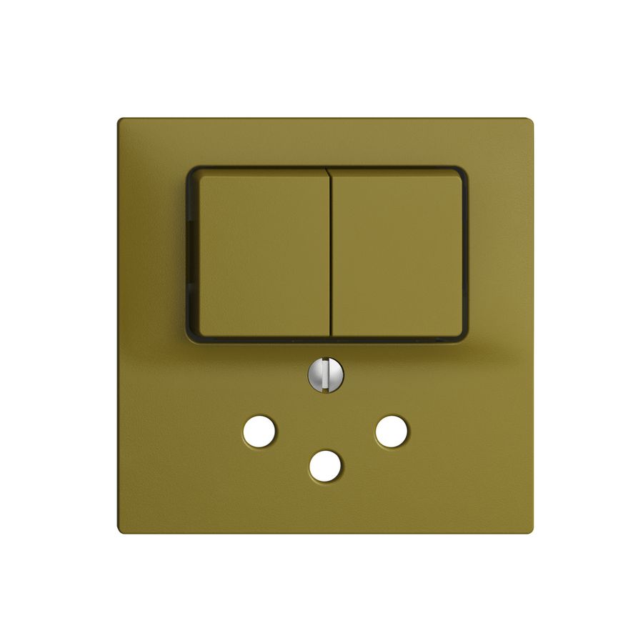 Frontset EDIZIOdue olive 60×60mm T12