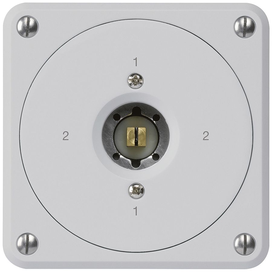 Interrupteur à clé carrée ENC robusto sans clapet 3/1P gris combi