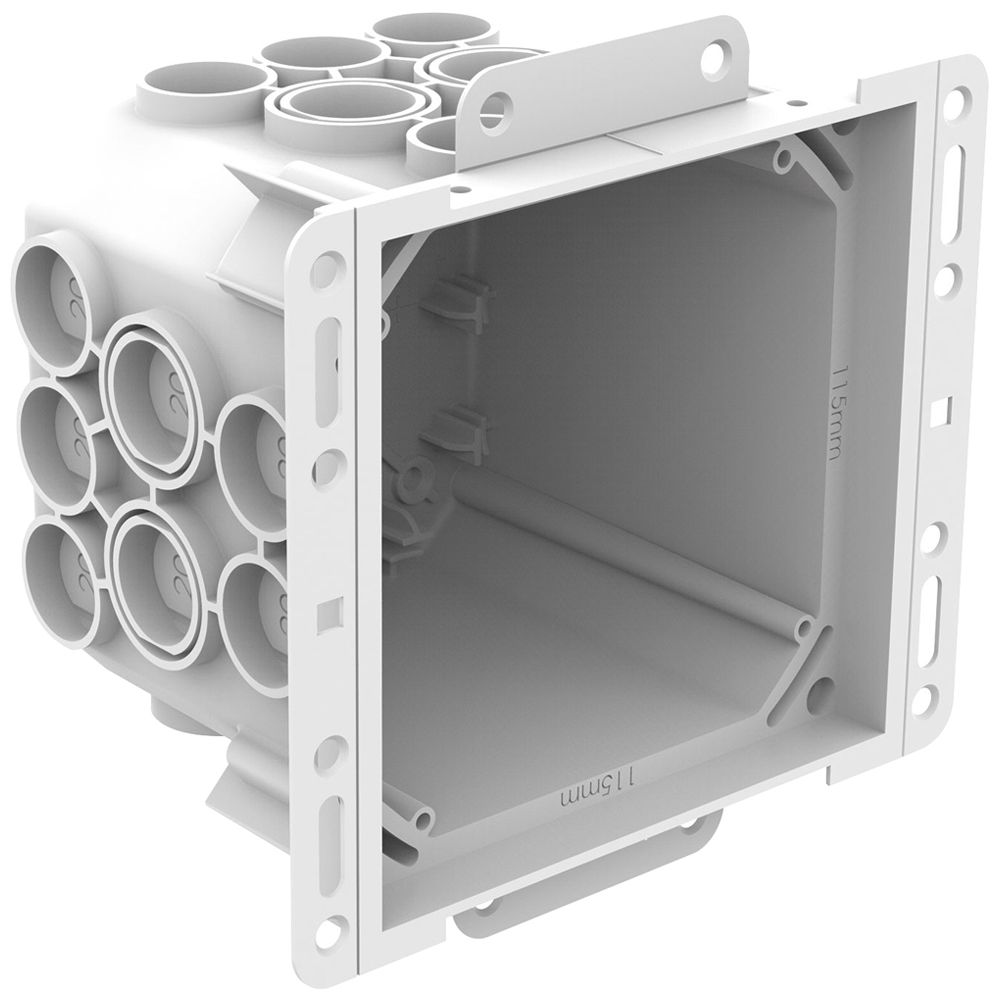 Boîte de dérivation ENC Spotbox Conexa 100H 115×115×100mm blanc
