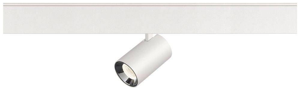 Spot LED SLV NUMINOS XS 1×8.7W 750lm 940 20° DALI 48V AD Ø50mm bianco/argento