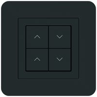 UP-KNX-Storentaster Hager BA kallysto.trend C 4-fach 94×94mm schwarz