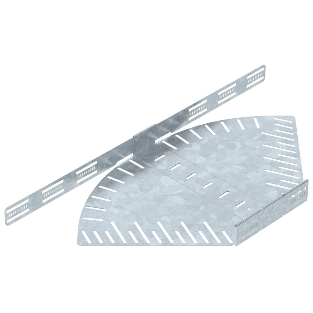 Coude BET RB W réglable 60×400mm acier galvanisé à chaud