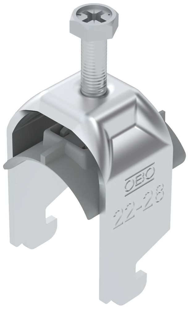 Fixation rapide BET 2056 pied à N matière synthétique 22…28mm 1×câble aluminium