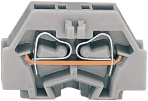 Borne WAGO 2L 1.5mm² gris