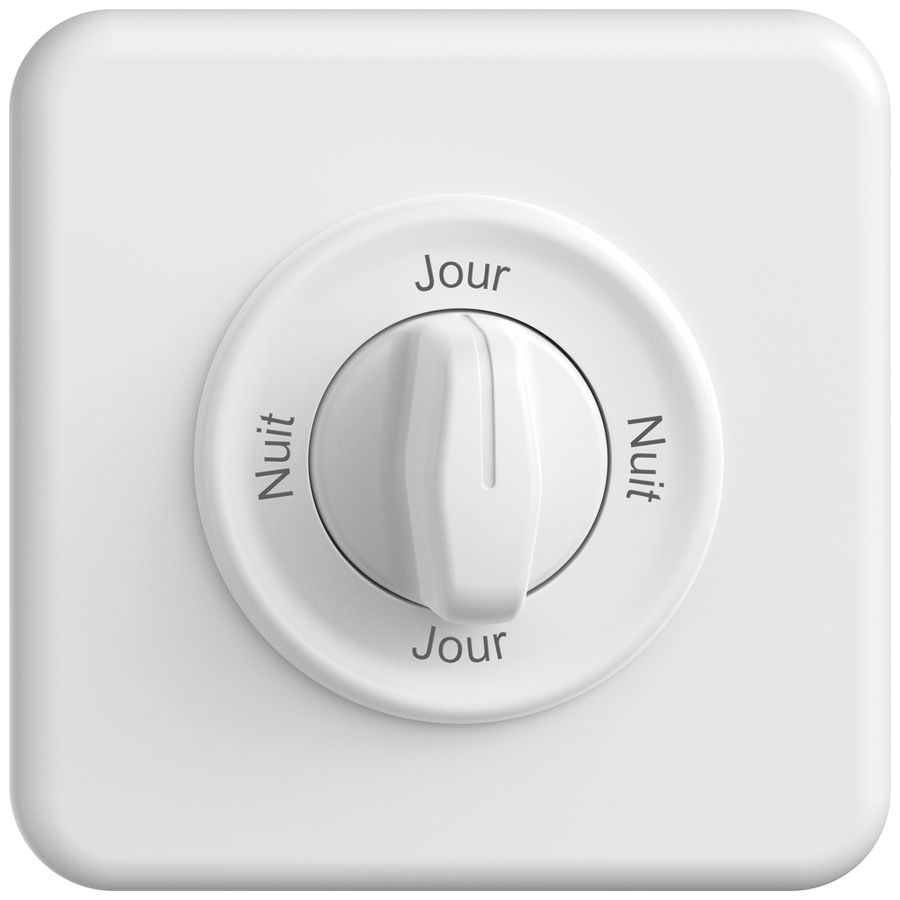 Kit de montage ENC STANDARDdue SNAPFIX® p.interr.manet.Nuit-Jour-Nuit-Jour bc