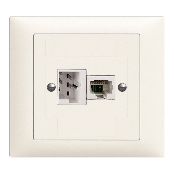 EB-Dose xDSL RJ45/TT83 weiss ITplus EDIZIOdue mit Filter