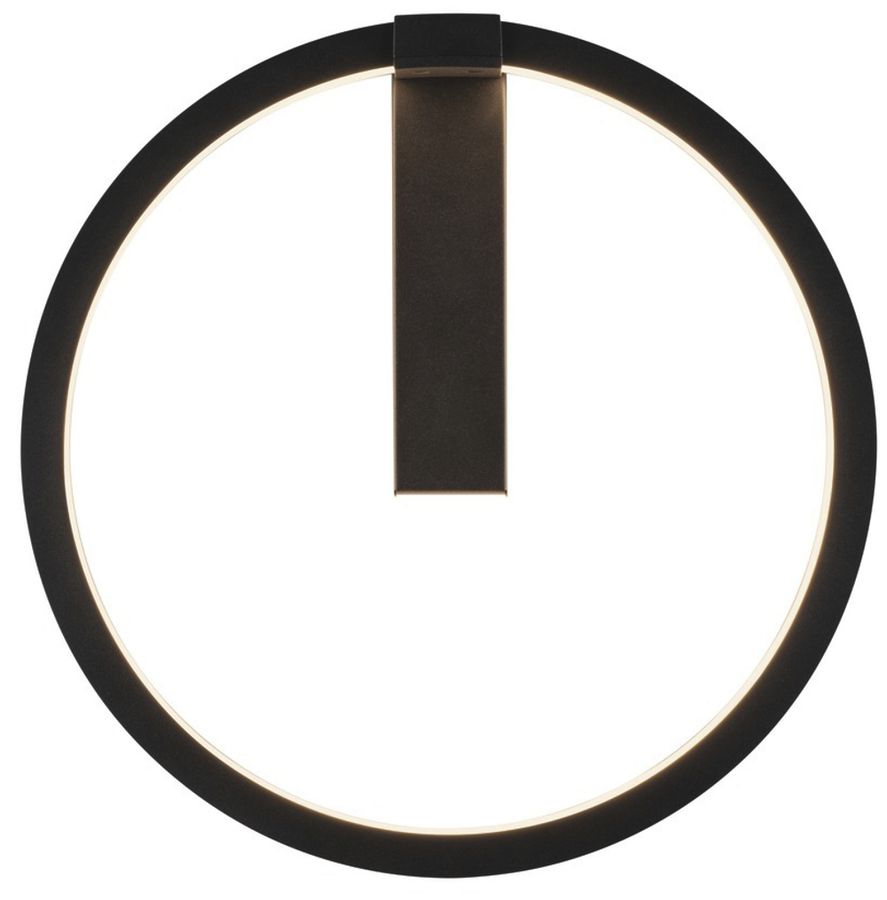 LED-Decken-/Wandleuchte SLV ONE 40 DALI 14W 770lm 3000/4000K Ø400×75mm schwarz