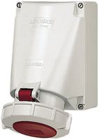 AP-Steckdose CEE Mennekes 3LNPE 63A rot