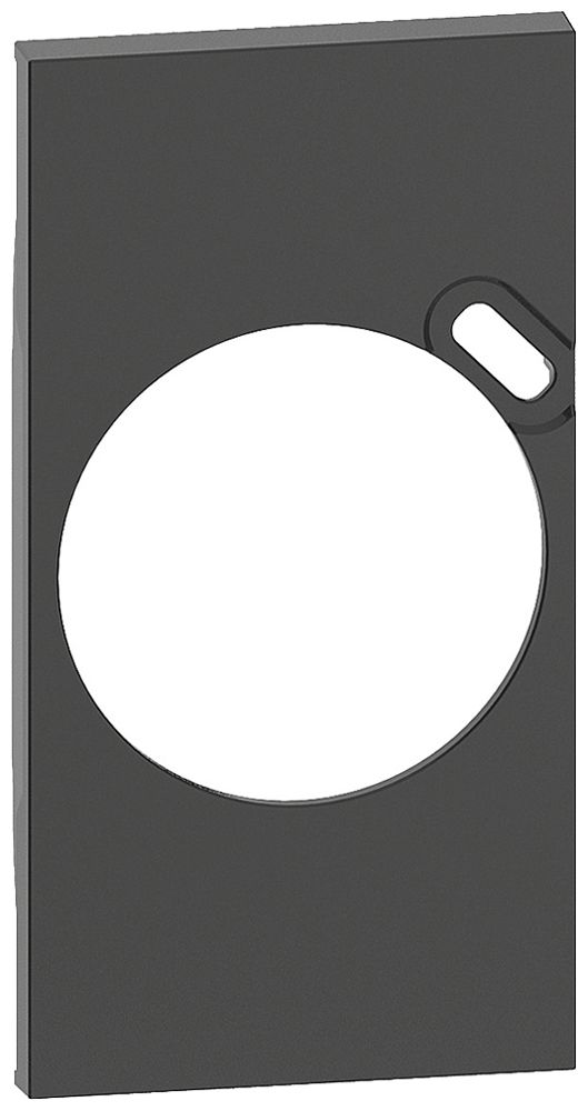 Cache Living Now 2 modules pour prise FR avec USB noir