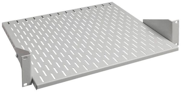 Geräteboden 19" für Rack 2HE fest, B=445mm, T=400mm