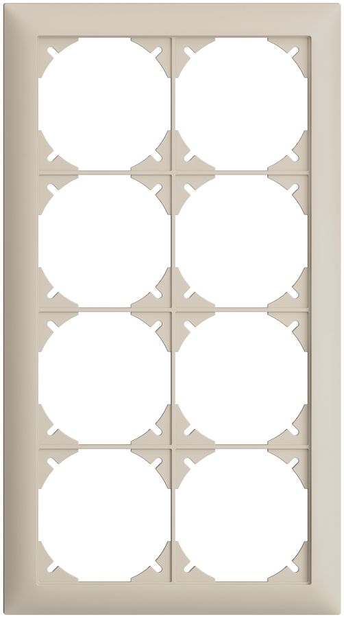 Abdeckrahmen EDIZIOdue 4×2 crema