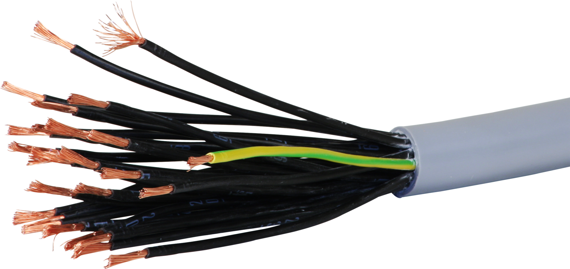 Steuerkabel LiYY 25×1.5mm² nummeriert grau