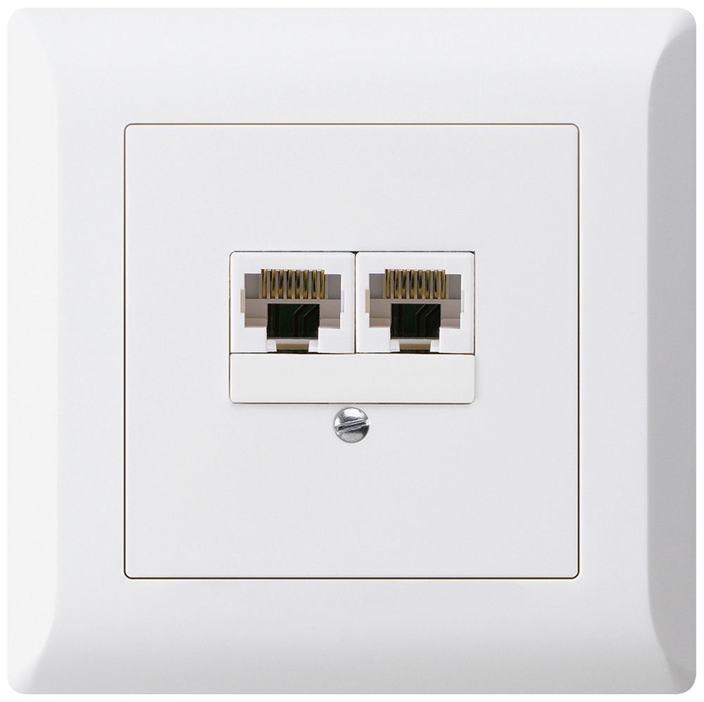 UP-Dose kallysto.line 2×RJ45u getrennt weiss