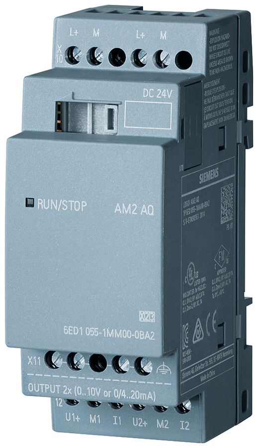 SPS-Erweiterungsmodul Siemens LOGO!8 AM2 AQ, 2AA