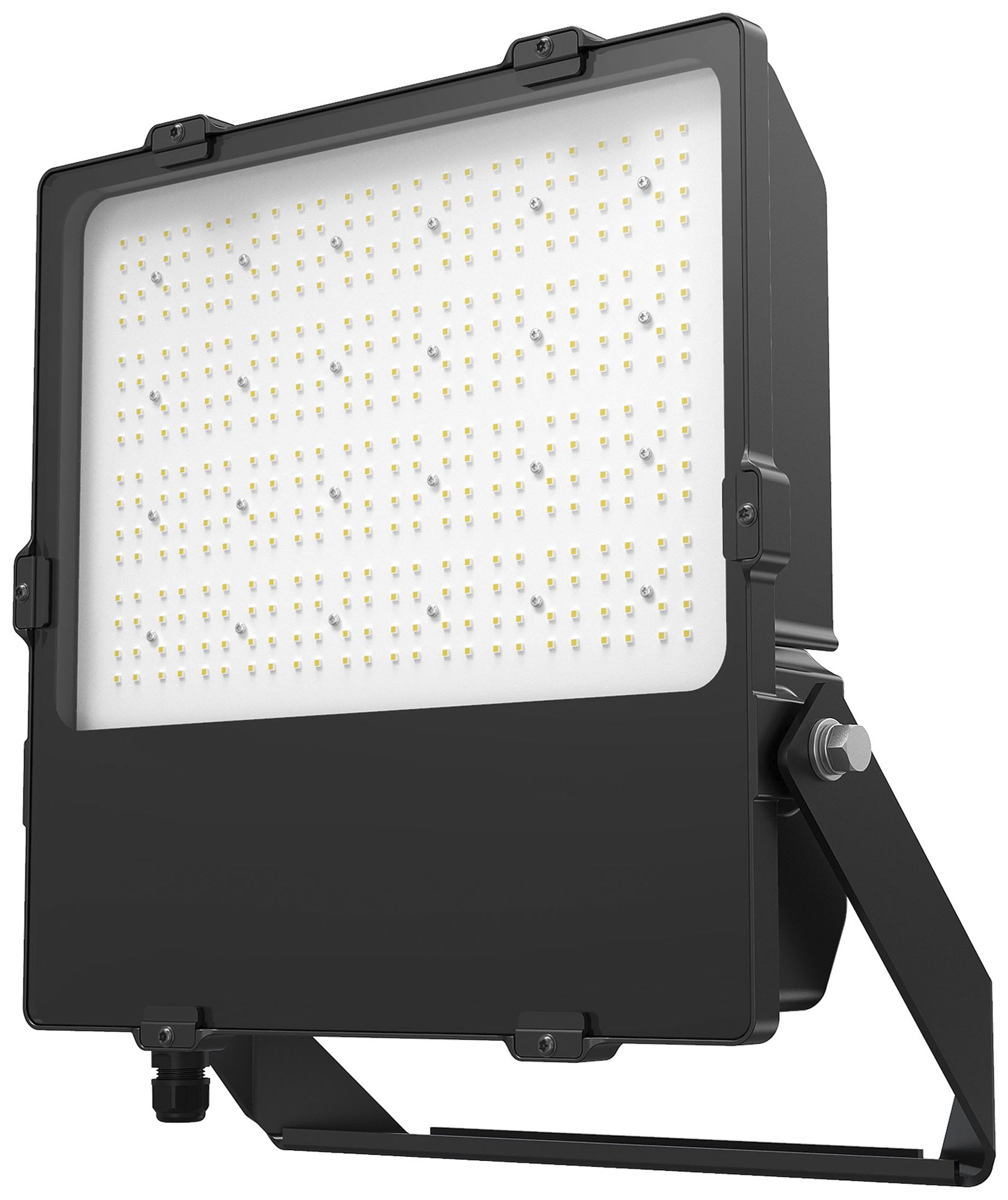 LED-Strahler DOTLUX LENSplus 300W 39320lm 830 IP66 120° 464×410mm schwarz