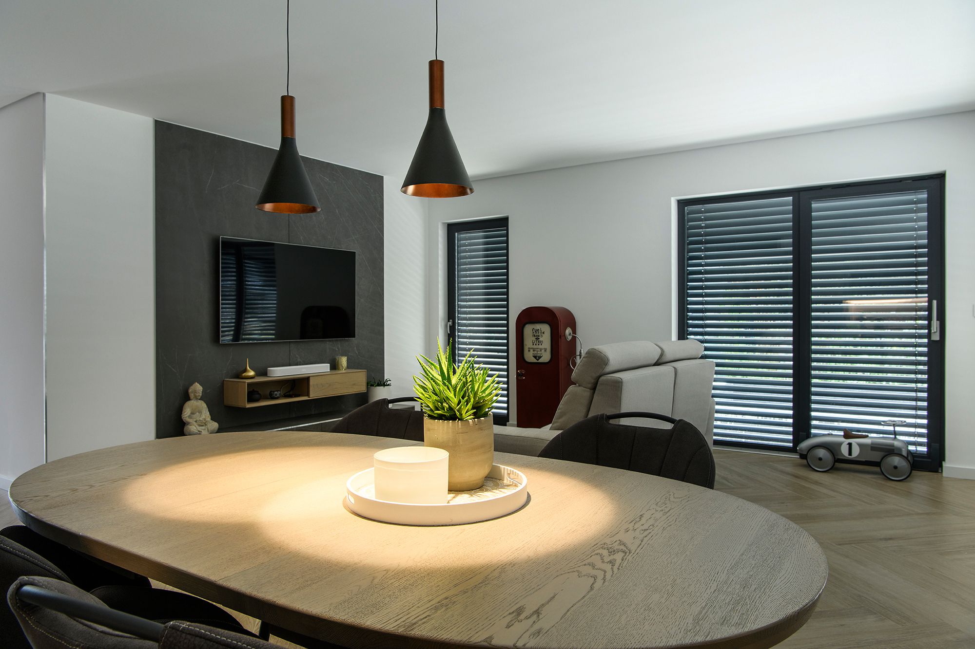 Lampada sospesa LED SLV LALU 8W 700lm 3000K DALI Ø34.5mm bianco