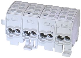 Blocco ripartizione tipo C 8×35/8×25mm² 125A CU grigio