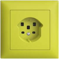 UP-Steckdose EDIZIOdue T25 16A lemon, Schraubklemmen