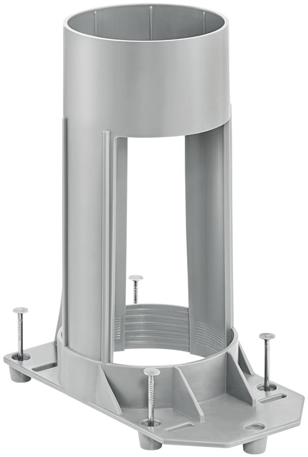 Rohrstütze HSB 200×80mm grau 4 Nägel, halogenfrei