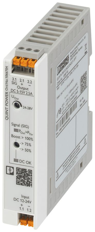 Convertitore PX QUINT4-PS/12-24DC/5-15DC/2.5/PT DC/DC IN:24VDC OUT:12VDC/2.5A