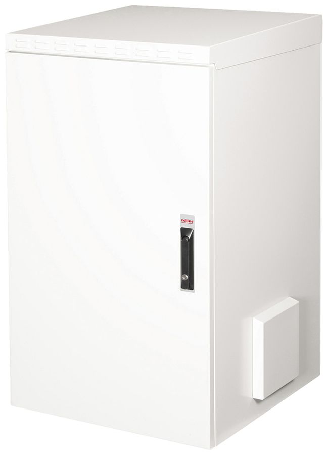 Coffret mural 19" ROLINE Pro 600×1068×600mm 20UH 1×porte acier gris