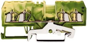 Klemme WAGO 4L 2.5mm² grün/gelb