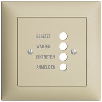 UP-Frontset EDIZIOdue vanille 88×88mm für Türstation 1334.D