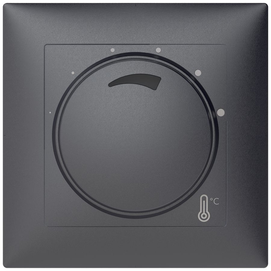 UP-Raumthermostat ABB SIDUS B heizen NO/NC 230VAC/10A 5…30°C an