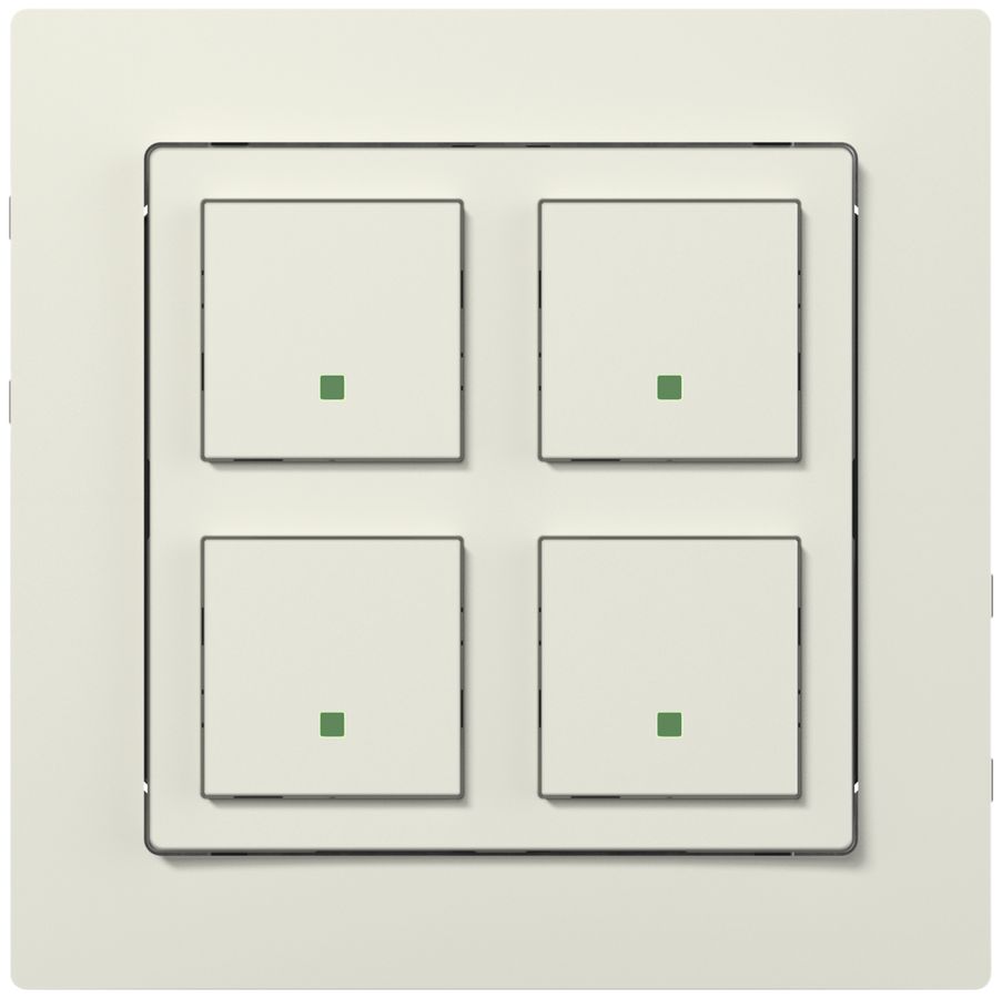 Kit frontal ENC ABB SIDUS blanc pour senseur 2×free@home