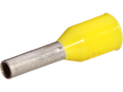 Aderendhülse Typ A isoliert 1mm²/6mm gelb
