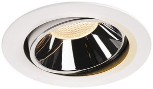 Downlight LED SLV NUMINOS MOVE XL 37.4W 3400lm 2700K 40° REG Ø190×118mm bi/Cr