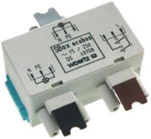 Scatola di derivazione Woertz per cavo piatto Power circuito serie C1+C4
