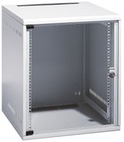 Wandgehäuse 19" Elcase 9HE, verglast, 570×475×600mm, Stahlblech grau