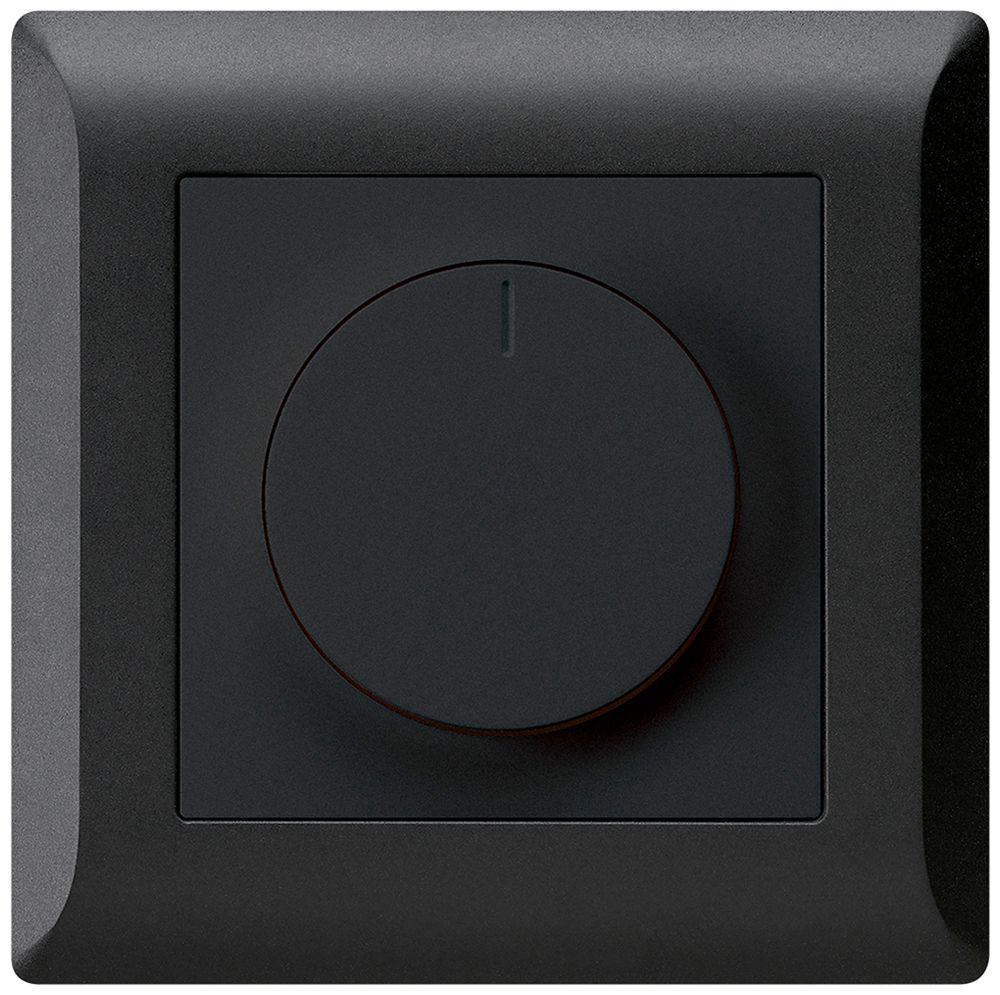 UP-Drehdimmer kallysto.line Phasenanschnitt 20…500VA schwarz