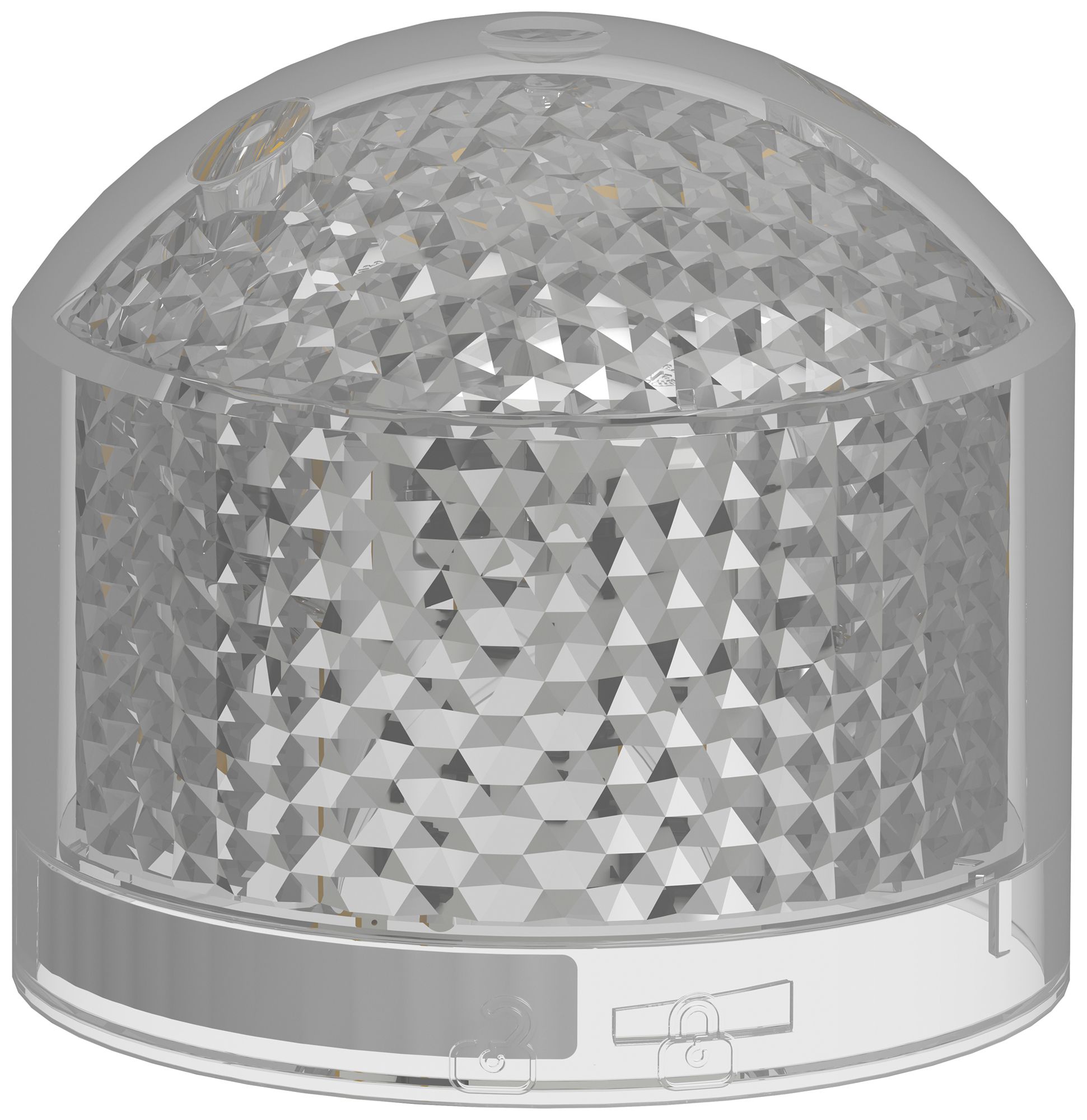 LED-Leuchtelement Harmony 24VAC/DC farblos Blitzlicht obere Einheit