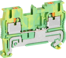 Morsetto Push-In 0.14…4mm² verde/giallo AWG26…12