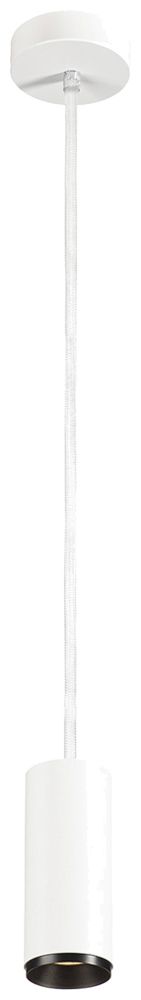 Lampada sospesa LED SLV NUMINOS S DALI 11W 1020lm 3000K 24° Ø65×162mm bianco