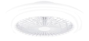 LED-Deckenleuchte Philips Amigo 42W 4400lm 830/840/865 DIM Ø485 wsm Ventilator