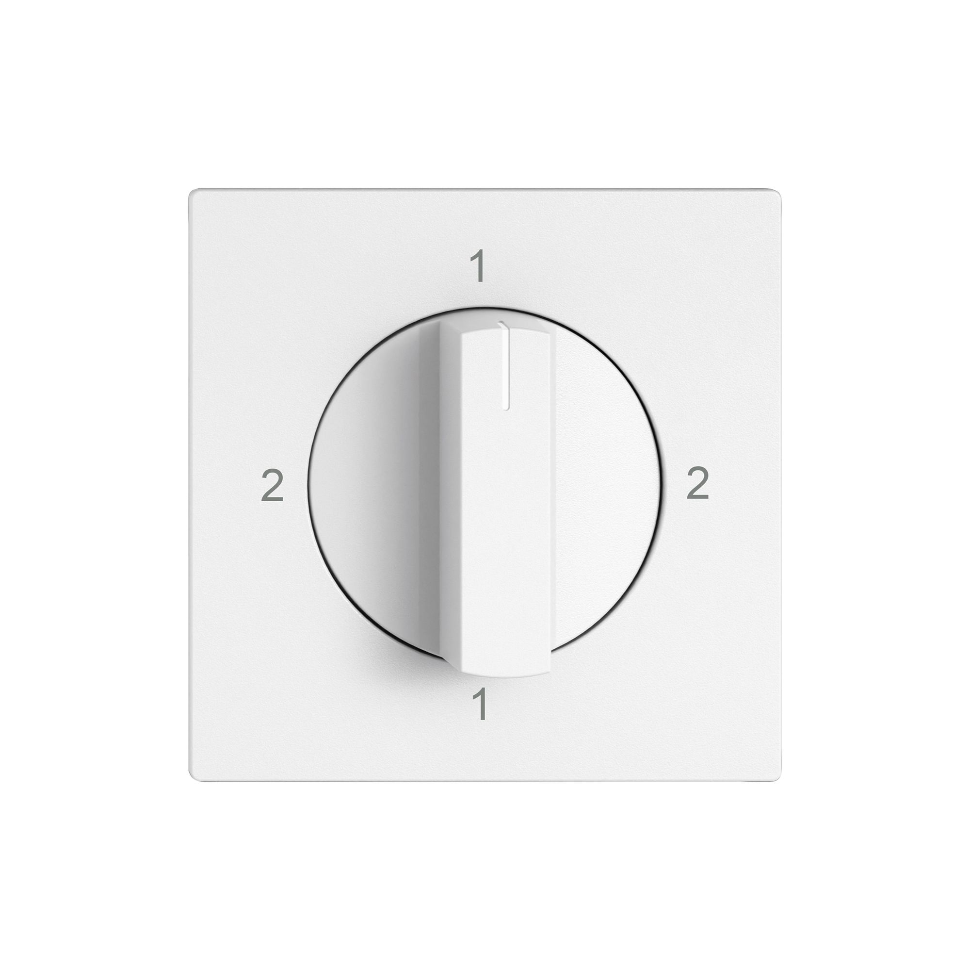 Drehschalter EDIZIO.liv SNAPFIX® Drehgriff Wechselschalter 3/2L ws