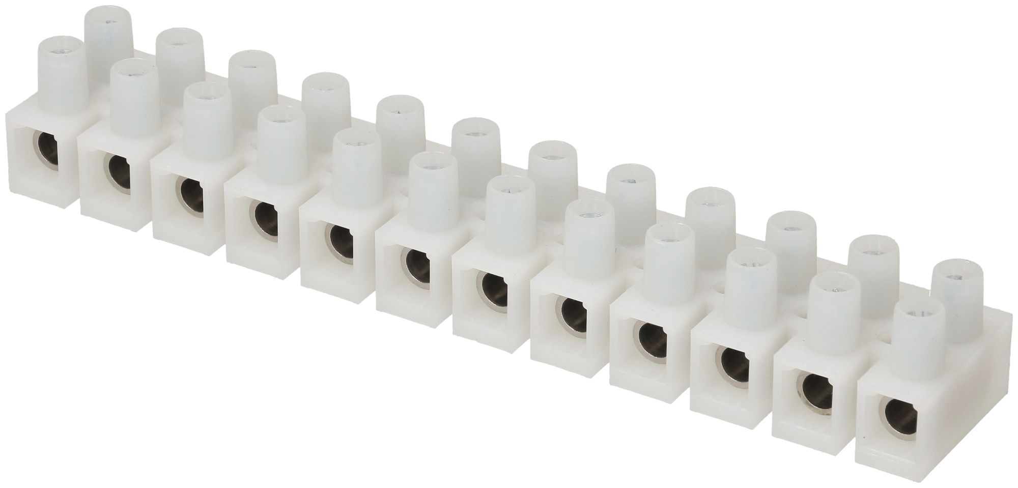 Barrette de bornes Adels-Contact 12P 4…16mm² 76A 500V blanc