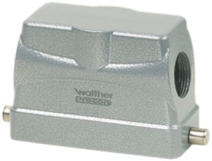 Steckergehäuse Walther PROCON P718616, Gewinde 1×M25, H=65mm, Al