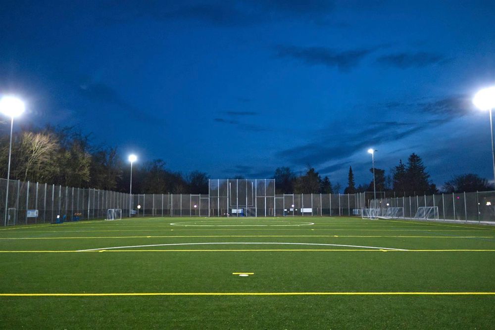 Proiettore LED DOTLUX HLFplus IP66 529×340×226mm 600W 5000K 1…10V 30°