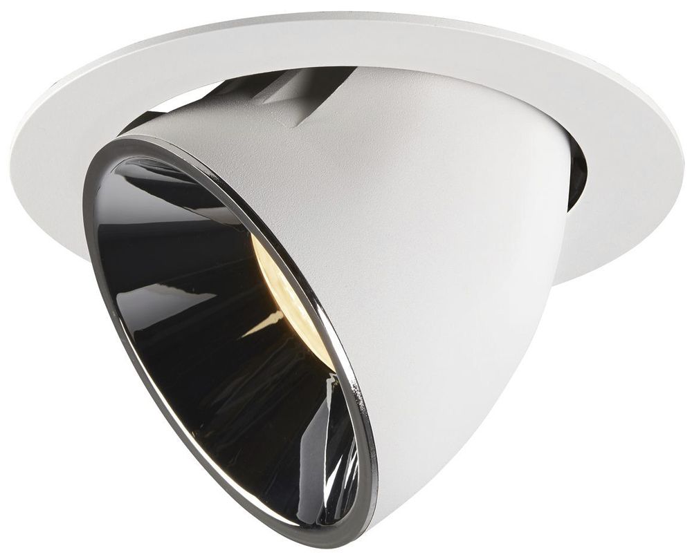 EB-LED-Downlight SLV NUMINOS GIMBLE XL, 37.4W 1050mA 3500lm 3000K 20° ws/chr