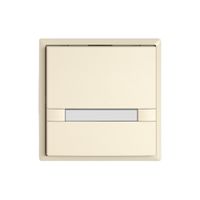 Pulsante universale EDIZIO.liv UNI SNAPFIX® s.LED 1× com.2T targ.cr