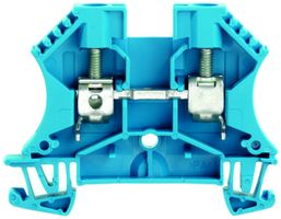Borne de passage Weidmüller WDU connexion à vis 6mm² TS35 bleu