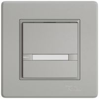 UP-KNX-Taster RGB EDIZIO.liv SNAPFIX® Temperaturfüh.RGB-LED Pap.1×T 2-Tbed.hgu