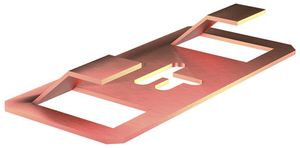 Supporto per conduttore FL 33 per eternit piatto, Cu nudo