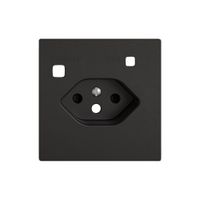 Montageset EDIZIO.liv SNAPFIX® f.Fehlerstrom-Schutzsteckdose Typ 13 Shutter sz