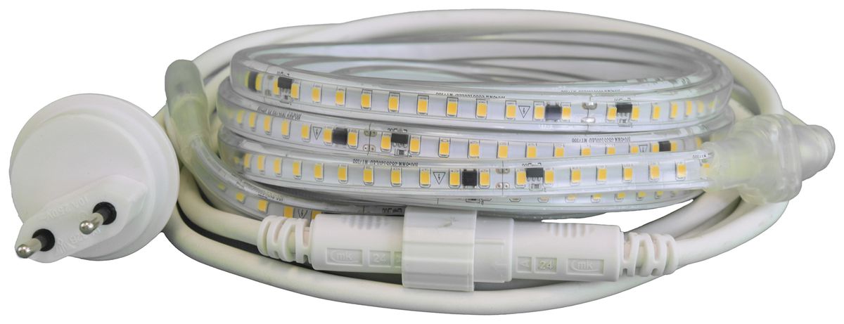 Fascia luminosa LED DEM QUICKLED 120XS IP65 240V 9.5W/m 1600lm/m 4000K bi 25m